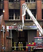 Fire scene