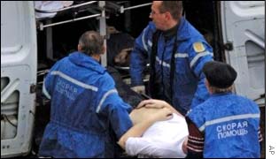 Bodies carried out