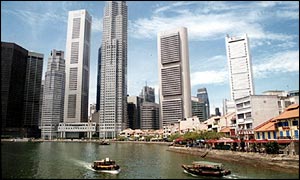 Singapore skyline