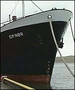 Danish cargo boat
