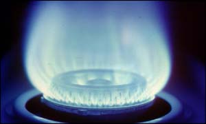 Gas flame