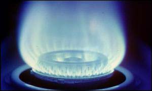 Gas flame