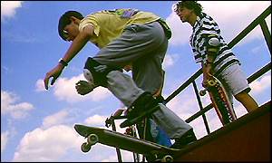 Skateboarders