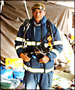 RAF firefighter