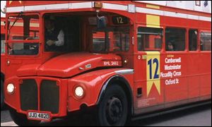 Red London bus