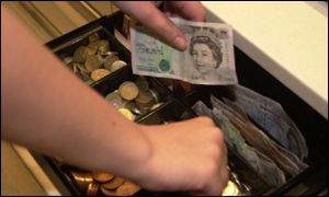 Cash in till