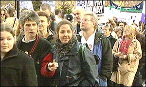 strikers' march 