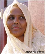 A female refugee