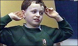 Boy with autism