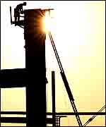 An oil rig