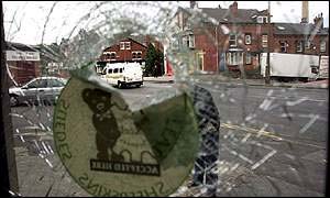 Smashed window