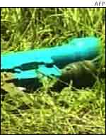 Missile launcher used in Mombasa attacks
