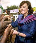 Cherie in India
