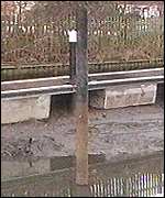 A post