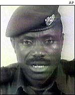 Colonel Eddy Kapend, found guilty of killing President Laurent Kabila  