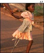 Mutilated girl 