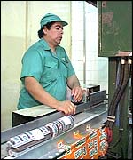 Ghelco worker