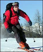 Skier Paul Cherry