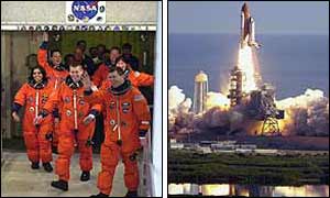 Take-off of Shuttle