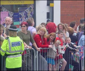 Police and crowds