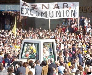 Crowds in Madrid