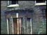 Boarded-up terraced house