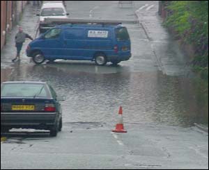 Large puddles