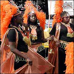 Orange costumes