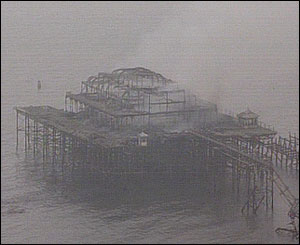 Remains of the West Pier