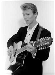 Bowie, London, 1990