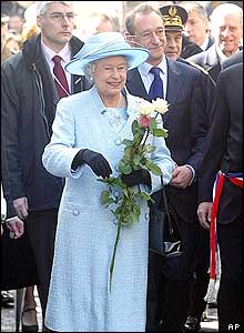 Queen and mayor