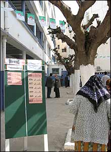 Algeria polling station