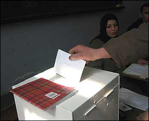 Algeria vote being cast