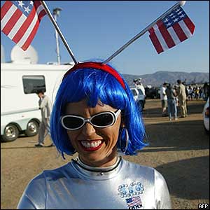 Patriotic spectator