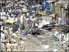 Bomb aftermath