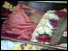 Indira Gandhi lying in state