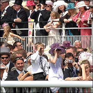 The crowd at York 