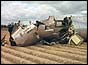 The wreckage of the DC-9