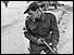 British soldier at Belsen-Bergen