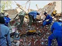 Rescue workers 