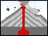 Graphic cross-section of a volcano