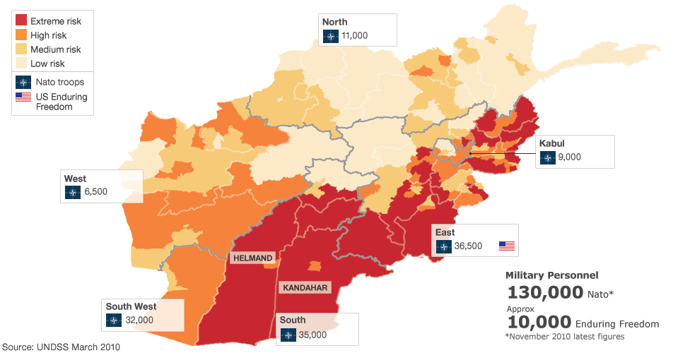 Afghan troop deployment