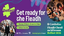 Belfast Fleadh banner