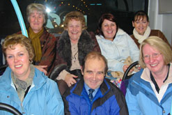 Image: Members of the No 20 Bacup to Manchester Bus Club