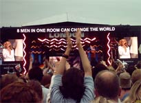The stage view