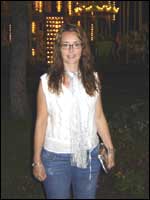 Woman on holiday