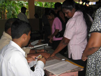 Polls in Colombo