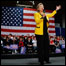 Hillary Clinton em comício em Massachussetts no início do mês (foto de arquivo)