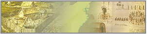 Montage of American and Native American settlements