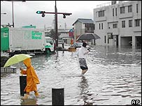 Furacão no Japão